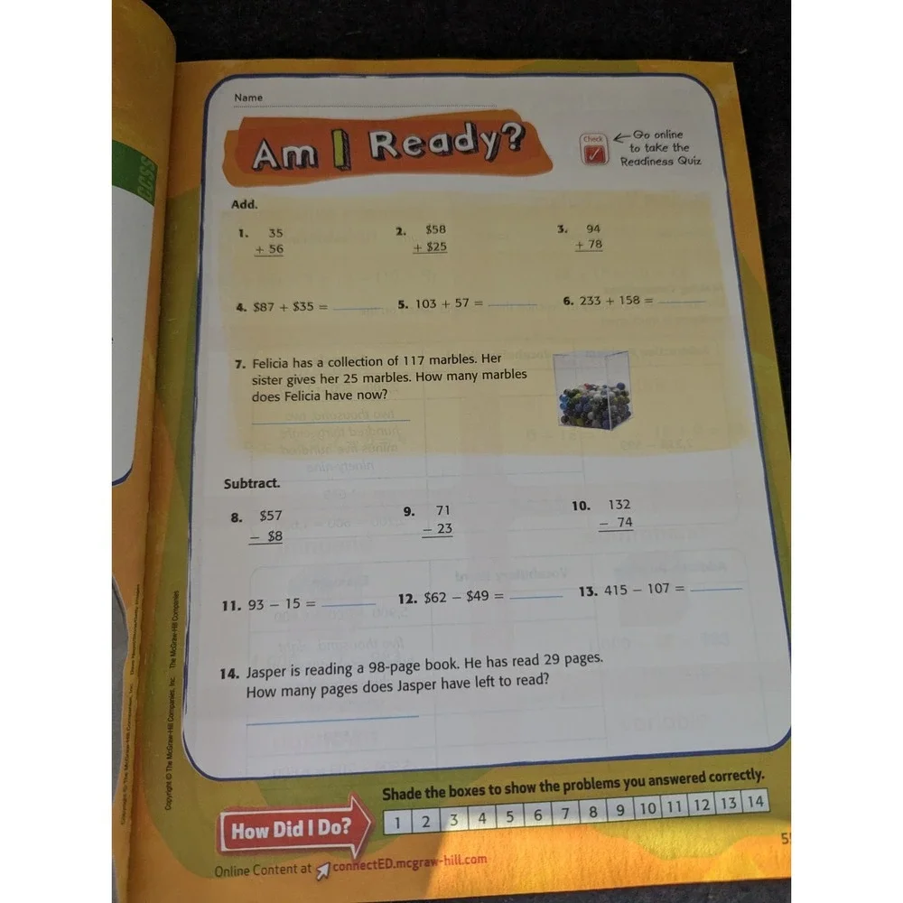 McGraw‎ Hill Education My Math Paperback Workbooks Volume 1